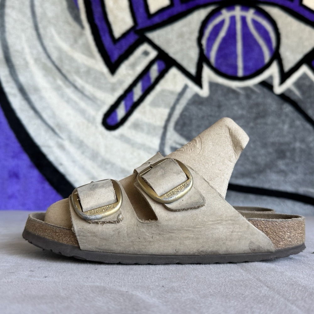 Size‎ 40/W9 - Birkenstock Arizona Big Buckle Sandcastle Nubuck Narrow